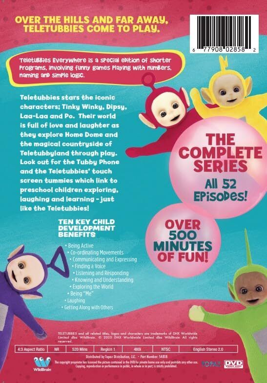 Teletubbies Everywhere: The Complete Series (The Complete Seasons 1 & 2) DVD NEW