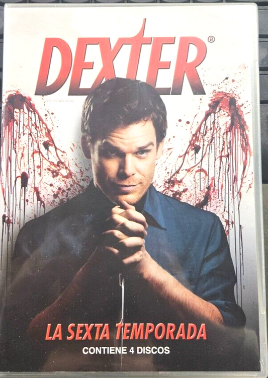 DEXTER THE COMPLETE SIXTH SEASON (DVD) BRAND NEW!!! SPANISH ARTWORK REGION 1/A