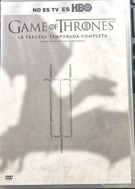 GAME OF THRONES COMPLETE THIRD SEASON (DVD) NEW!!! REGION 1