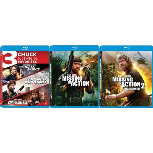Chuck Norris 5 Movie Set BLU-RAY BRAND NEW!!!