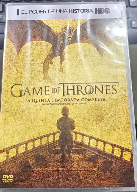 GAME OF THRONES COMPLETE FIFTH SEASON (DVD) NEW!!! REGION 1