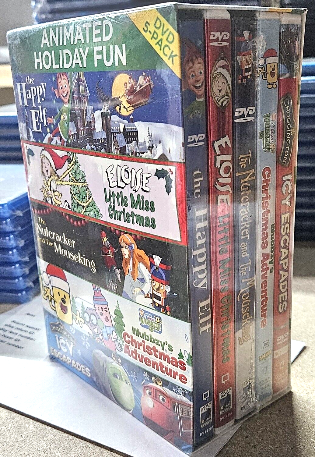 ANIMATED HOLIDAY FUN - (DVD 5-Pack) BRAND NEW!!!