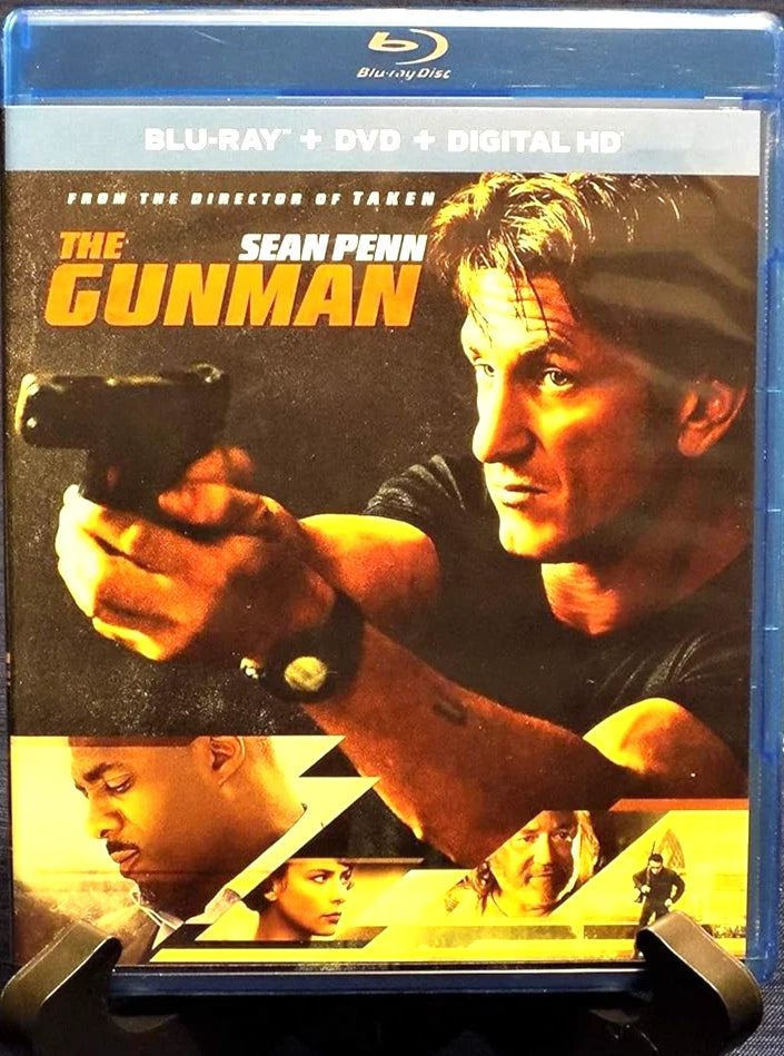 The Gunman (Blu-Ray + DVD + Digital) BRAND NEW!!! & SEALED!!!