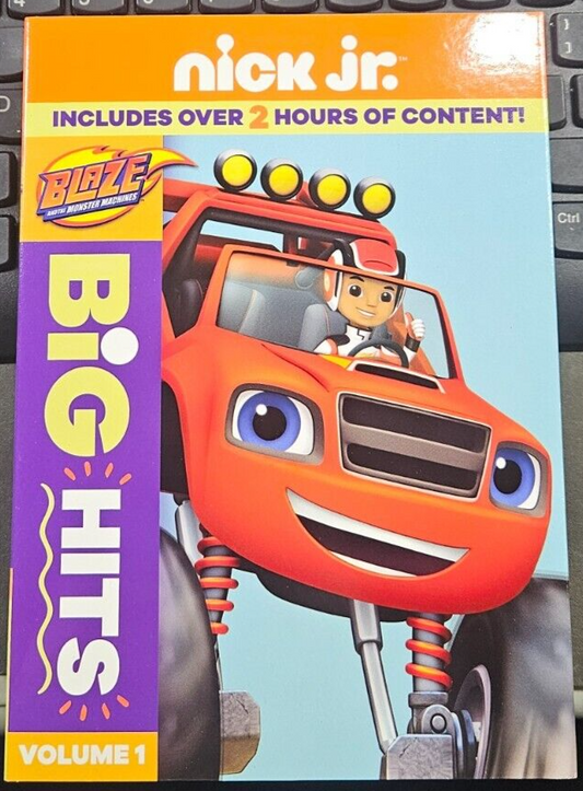 NICK JR BLAZE AND THE MONSTER MACHINES BIG HITS VOLUME 1 BRAND NEW!!!