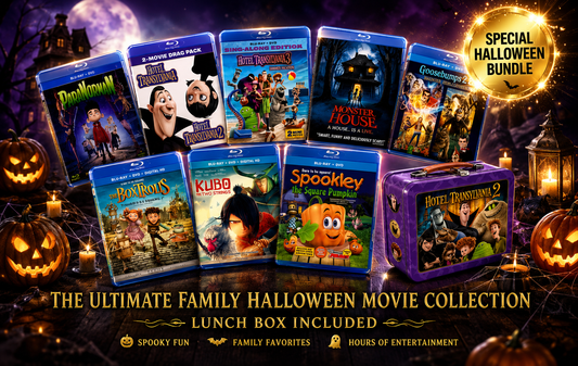 10-Movie Halloween Blu-ray Bundle + Hotel Transylvania / Goosebumps/ Spookley