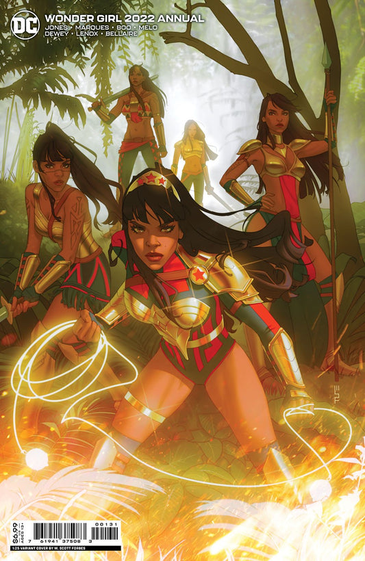 Wonder Girl Volume 2 2022 Annual #1 Cover C - W. Scott Forbes Card Stock 1:25 Incentive Variant Cover