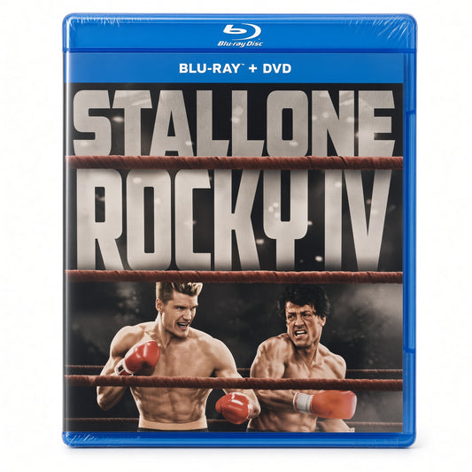 Rocky IV (Blu-ray/DVD, 2010, 2-Disc Set) BRAND NEW!!! & SEALED!!!