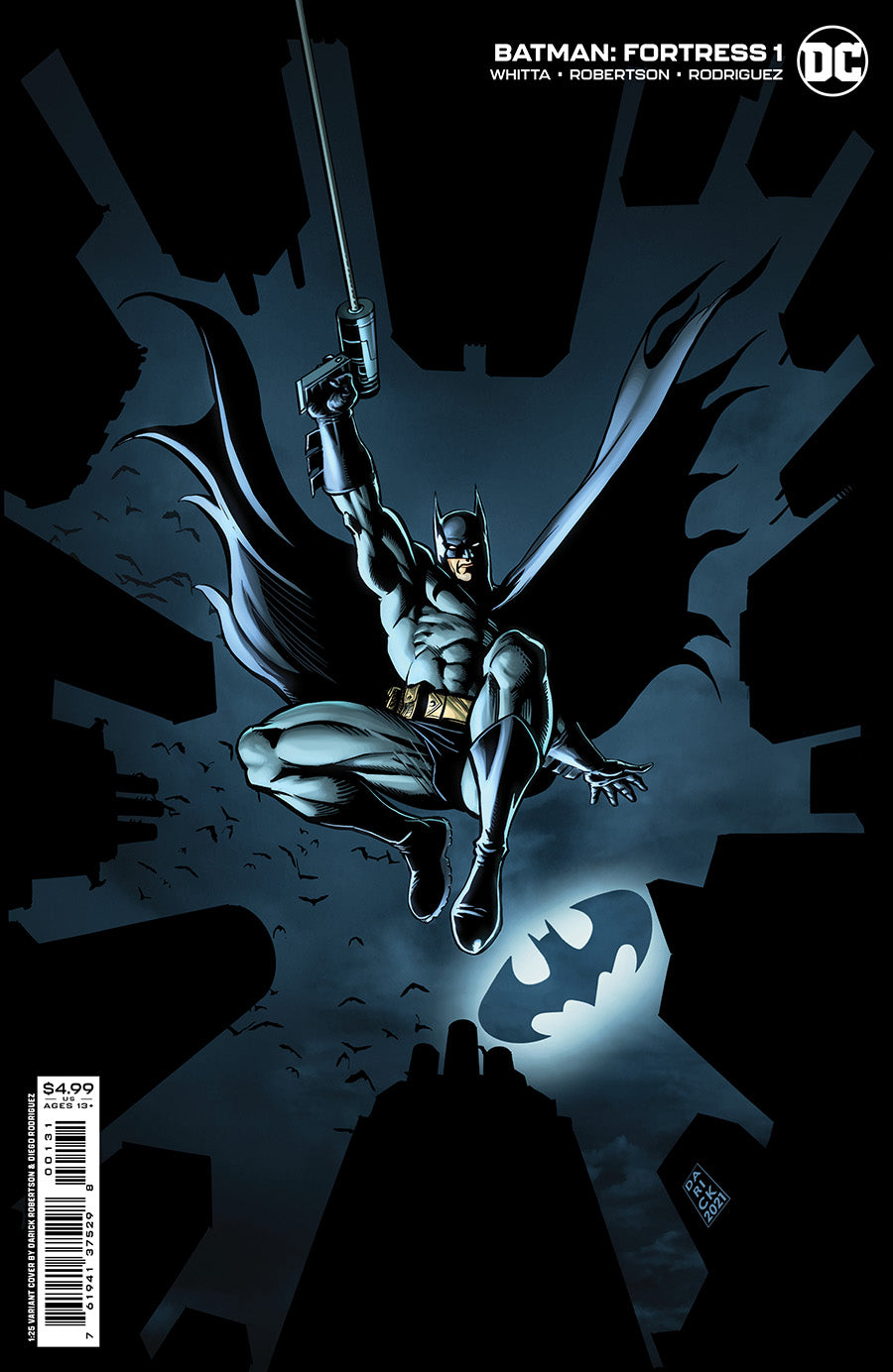 Batman Fortress #1 Cover C Darick Robertson Card Stock 1:25 Incentive Variant Cover
