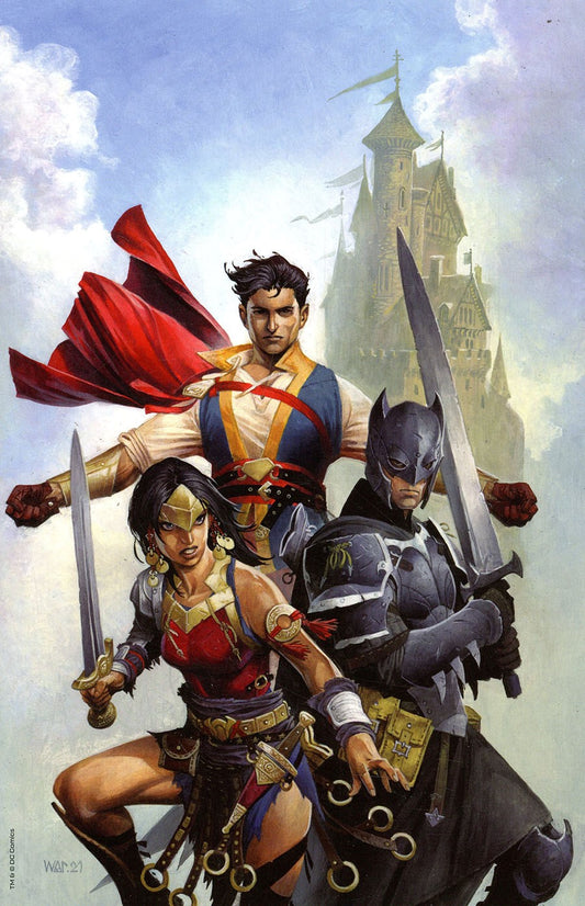 Dark Knights of Steel #1 Cover C Wayne Reynolds Team Card Stock Variant Cover