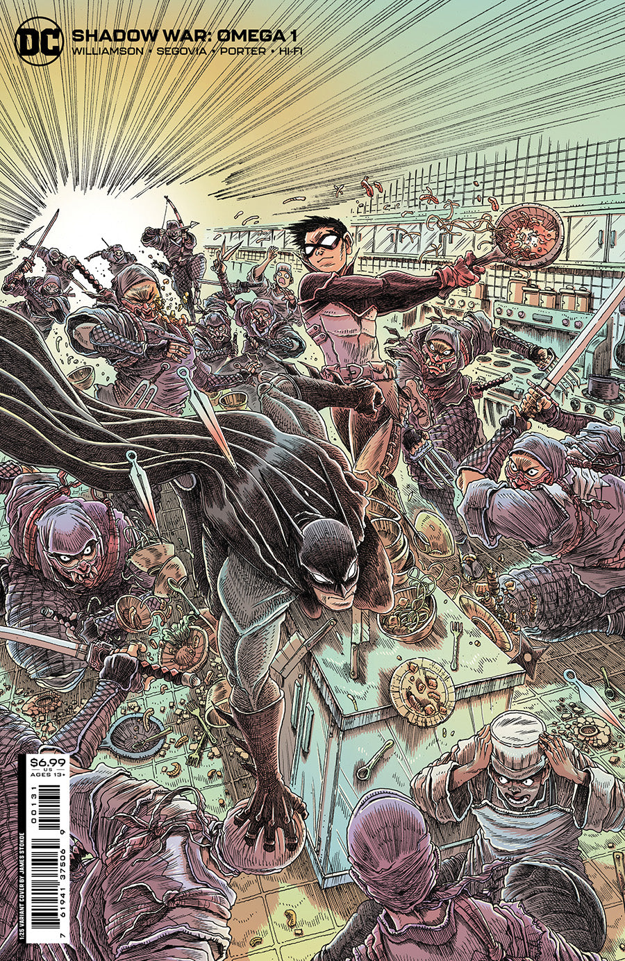 Shadow War Omega #1 Cover C James Stokoe Card Stock 1:25 Incentive Variant Cover