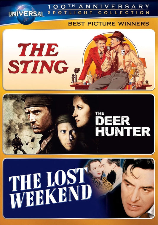 The Sting / The Deer Hunter / The Lost Weekend (Triple Feature) [DVD] BRAND NEW