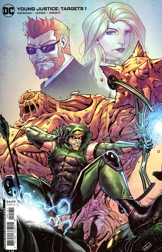 Young Justice Targets #1 Cover C Travis Mercer Card Stock 1:25 Incentive Variant Cover