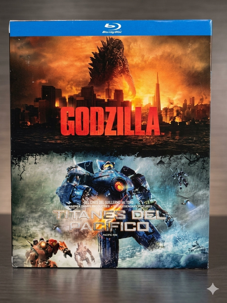 Godzilla / Pacific Rim (Doble Feature - Blu-ray) Spanish Artwork