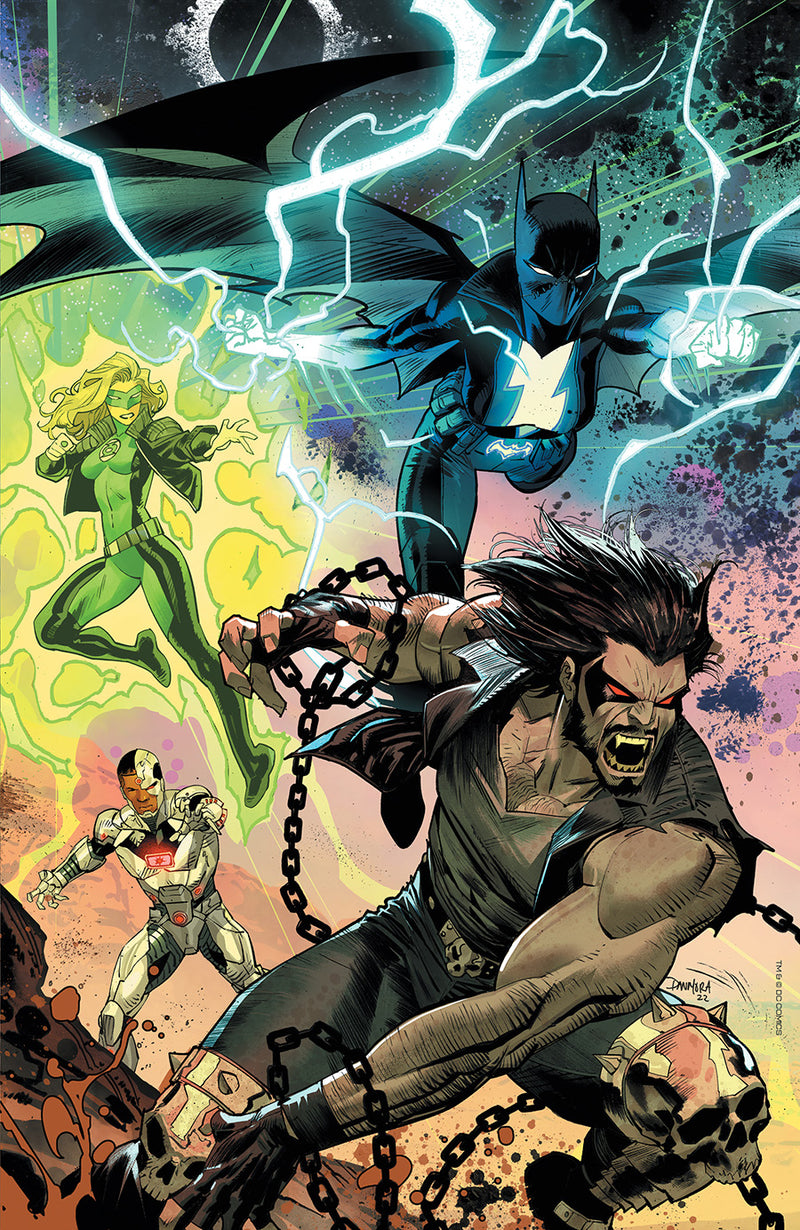 DCeased War Of The Undead Gods #1 Cover H Dan Mora Homage Virgin Card Stock 1:100 Incentive Variant Cover