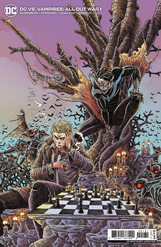 DC vs Vampires: All-Out War #1 Cover C James Stokoe Card Stock 1:25 Incentive Variant Cover