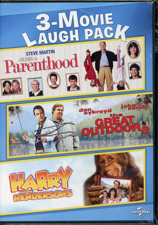PARENTHOOD THE GREAT OUTDOORS HARRY AND THE HENDERSONS (DVD) BRAND NEW!!!