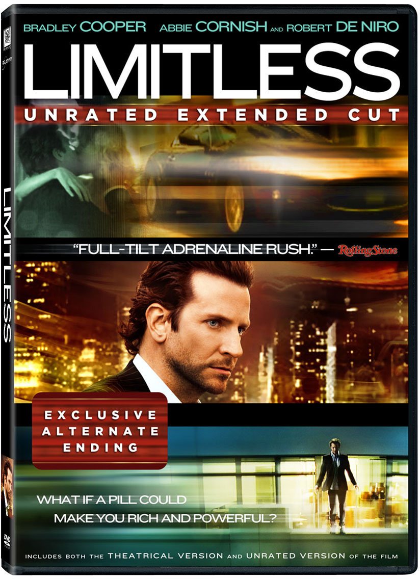 Limitless (Unrated Extended Cut) DVD - Region 1/A