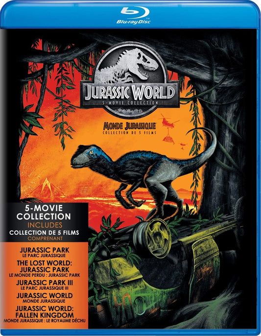 Jurassic World 5-Movie Collection (Blu-ray) BRAND NEW!!! & SEALED!!! REGION 1