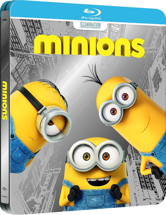 Minions Steelbook Español Latino (BD+ DVD) Brand New!!