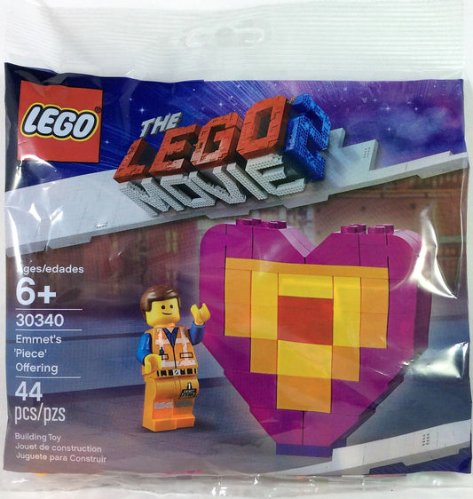 The LEGO Movie 2 Emmet's Piece Offering Polybag Set, 44 Piece