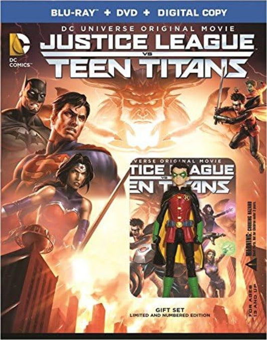 Justice League vs. Teen Titans (BLU-RAY + DVD + DIGITAL COPY) BRAND NEW!!!
