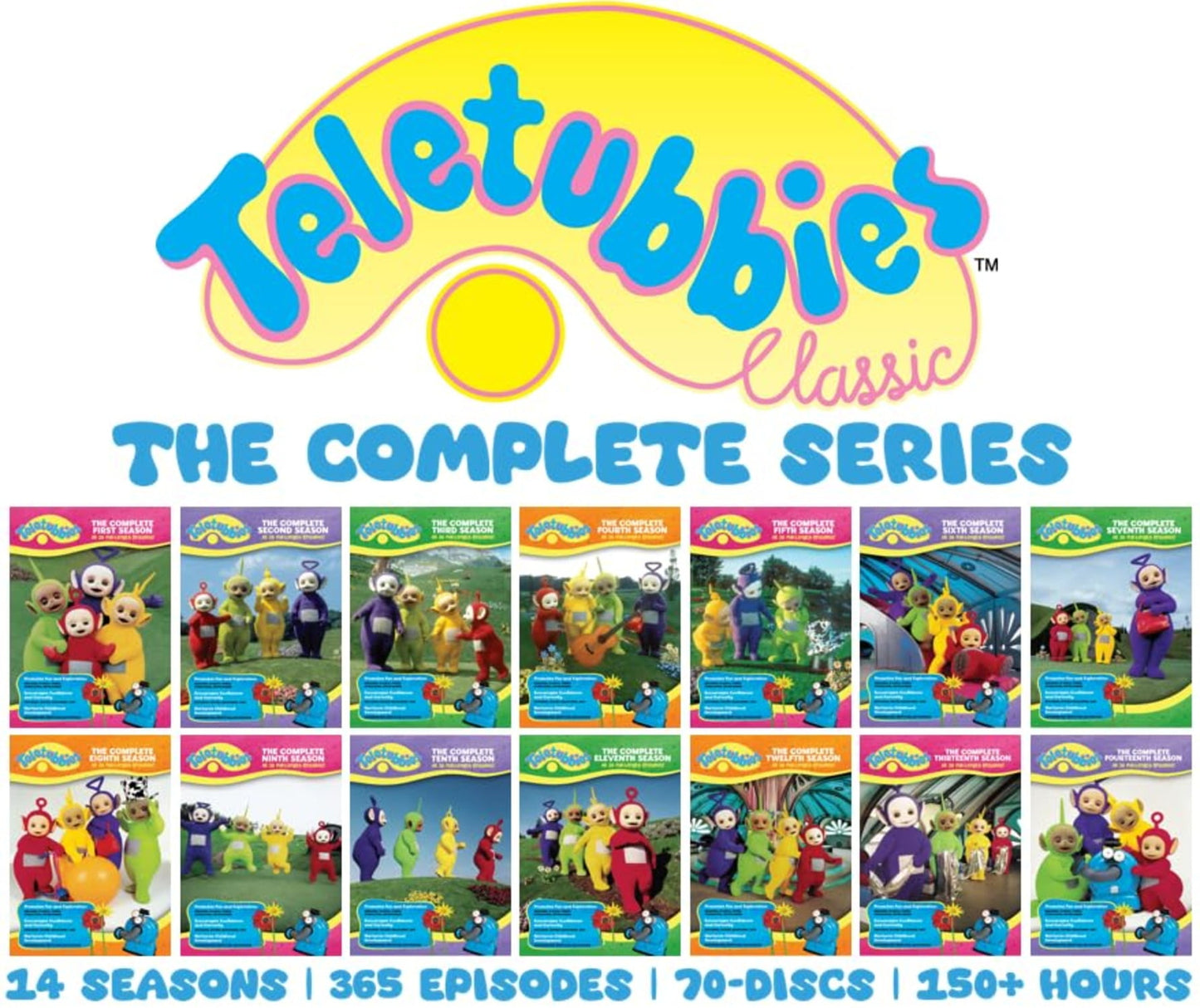 Teletubbies: The Complete Classic Series Collection [DVD] 14 Seasons, 365 Episodes, Over 150 Hours on 70 Discs