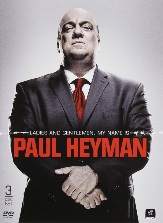 WWE: Ladies and Gentlemen, My Name Is Paul Heyman (3-Disc DVD, 2014) BRAND NEW!!