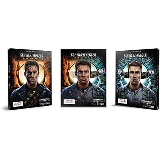 Schwarzenegger Terminator 2 / Total Recall (Blu-Ray / Digital) NEW