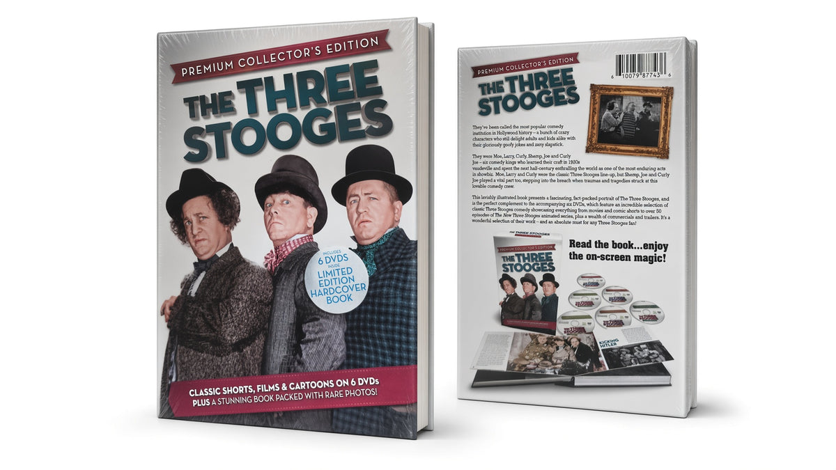 The Three Stooges Premium Collector’s Edition 6 DVD + Book