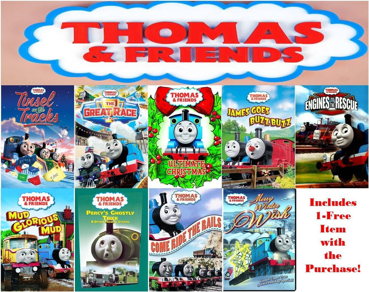 Thomas and Friends Adventure Collection: [DVD, 9-Pack] Over 8-Hrs BRAND NEW!!!