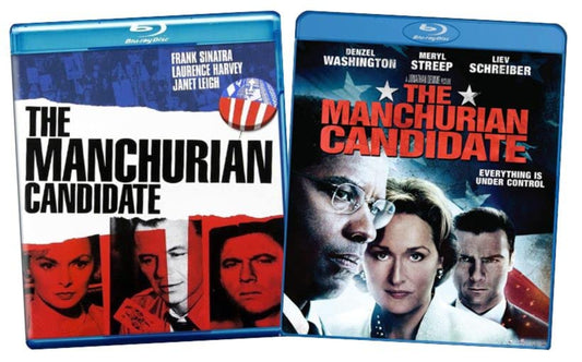 The Manchurian Candidate 1962 & The Manchurian Candidate 2004 [2-Pack, Blu-ray] Region A / Frank Sinatra, Denzel Washington, Meryl Streep