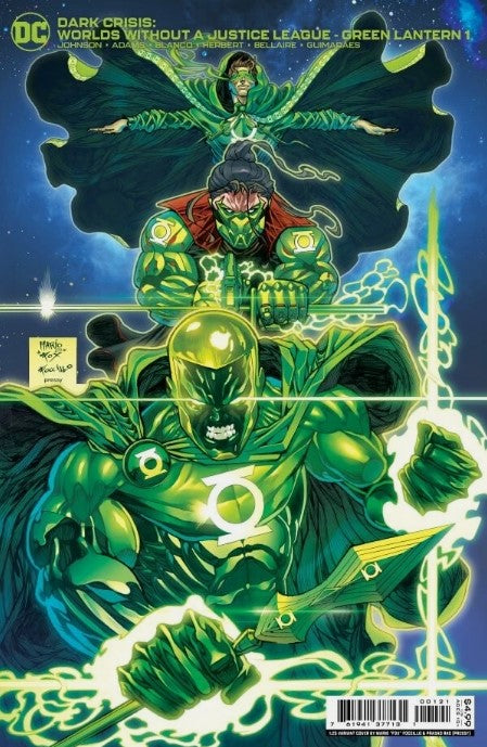 Dark Crisis Worlds Without A Justice League Green Lantern #1 Cover B Mario Foccillo 1:25 Incentive Variant Cover