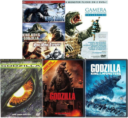 King Kong vs Godzilla vs Gamera Monster Movie 12-Film Collection DVD BRAND NEW!!