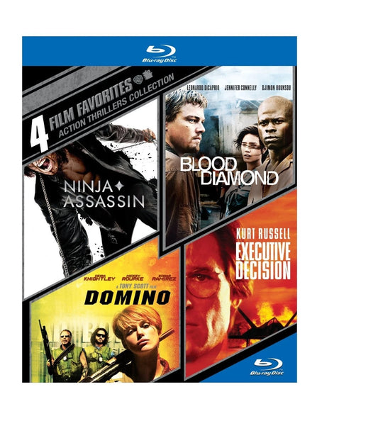 4 Film Favorites Action Thrillers (Blu-ray) BRAND NEW!!! & SEALED!!!