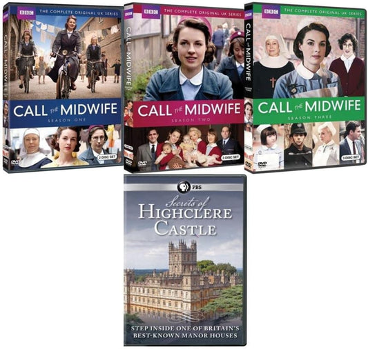 Call the Midwife SEASONS 1-3 / Secrets of Highclere Castle (DVD)