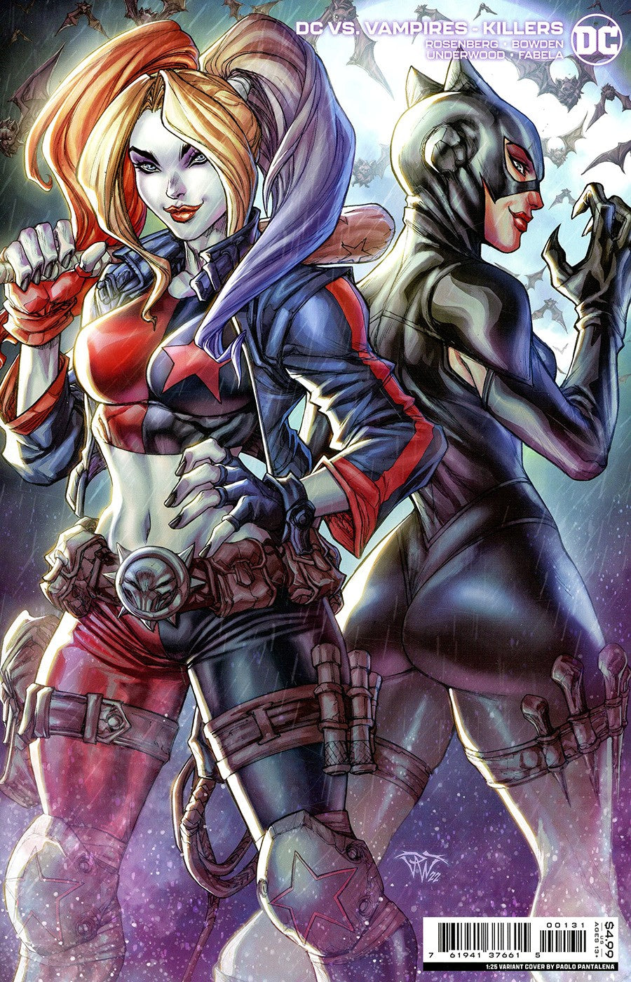 DC vs Vampires Killers #1 Cover C Paolo Pantalena Card Stock Incentive Variant Cover