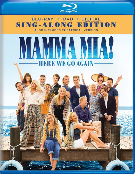 Mamma Mia! Here We Go Again Blu-ray Amanda Seyfried NEW