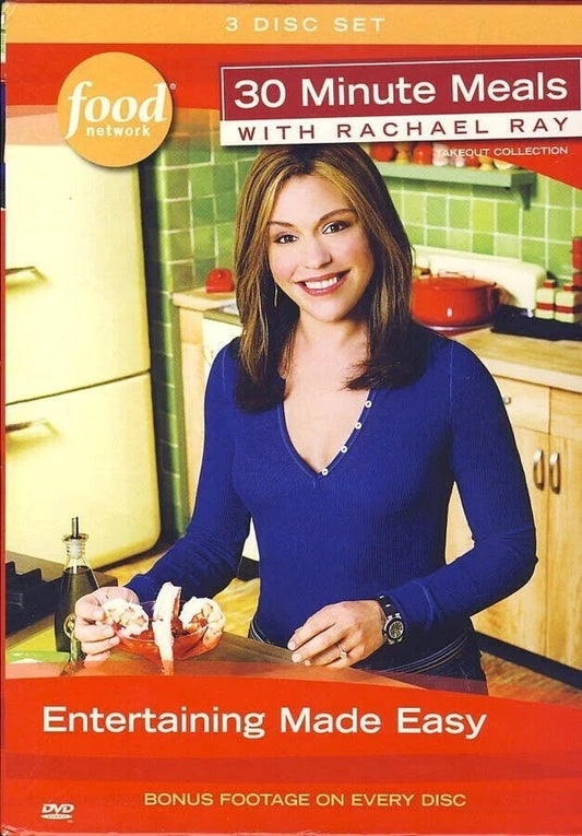 30 MINUTE MEALS WITH RACHEL RAY: ENTERTAINING MADE EASY (DVD) BRAND NEW!!!