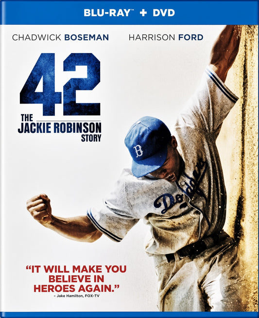 42 Movie - Harrison Ford (BLU-RAY + DVD) Comes in Blu-ray Case NEW & SEALED!!!