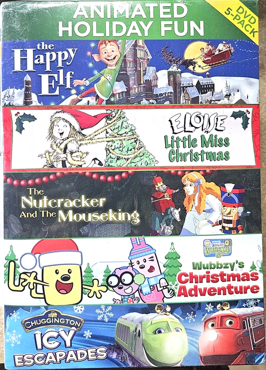ANIMATED HOLIDAY FUN - (DVD 5-Pack) BRAND NEW!!!