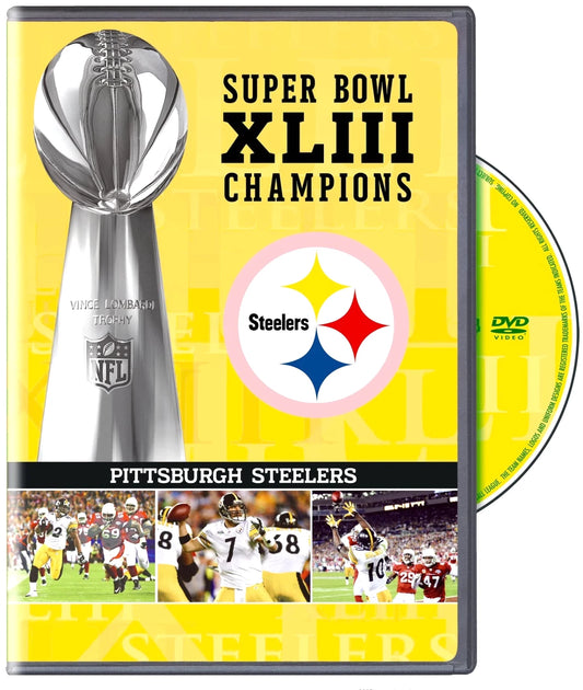 NFL Super Bowl XLIII: Pittsburgh Steelers Champions (DVD) BRAND NEW!!! & SEALED!