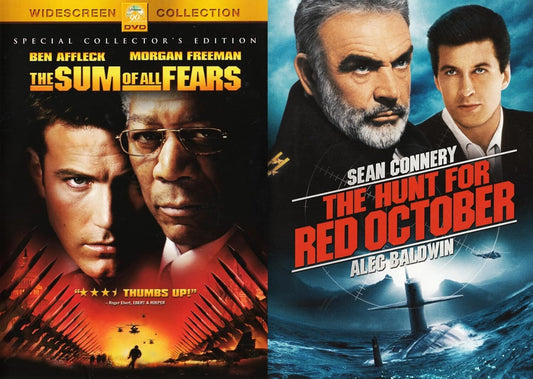 The Sum of All Fears / The Hunt for Red October (DVD) 2-DISC BRAND NEW!!!