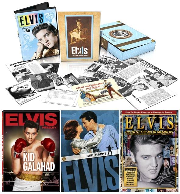 Ultimate Elvis Presley DVD Collection: As kid Galahad/ Girl Happy/ His best friend Remem/ Summer of '56 Deluxe Memorabilia Collection with Many Extras