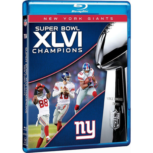 New: NFL SUPER BOWL XLVI CHAMPIONS: (BLU-RAY) BRAND NEW!!!
