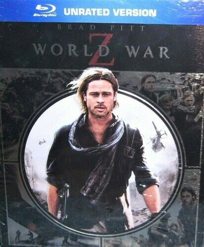 WORLD WAR Z New Sealed Blu-ray Unrated Edition Metalpak Metal Packaging