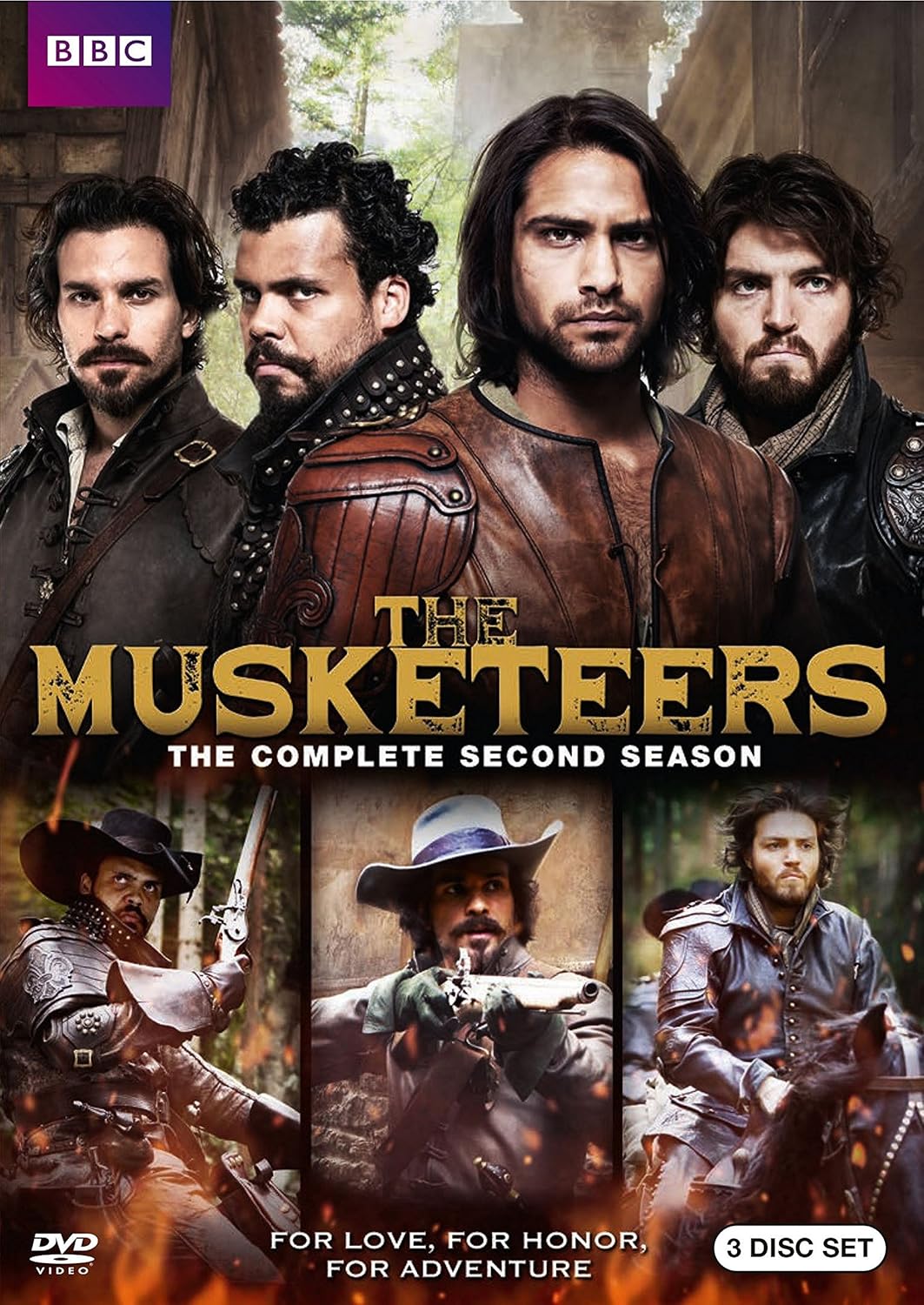 The Musketeers: Season Two (DVD) NEW!!!