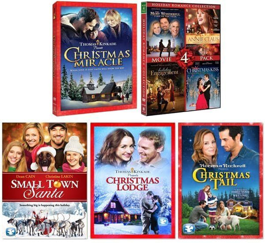 Hallmark-Thomas Kinkade-Norman Rockwell 8-Movie Christmas DVD Collection NEW!!!