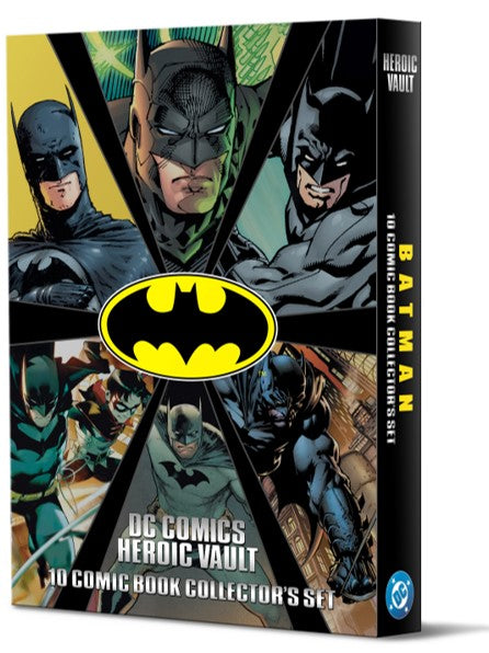 DC Comics Heroic Vault: Batman - 10 Comic Book Limited Edition Collector’s Set (All #1 Issues)