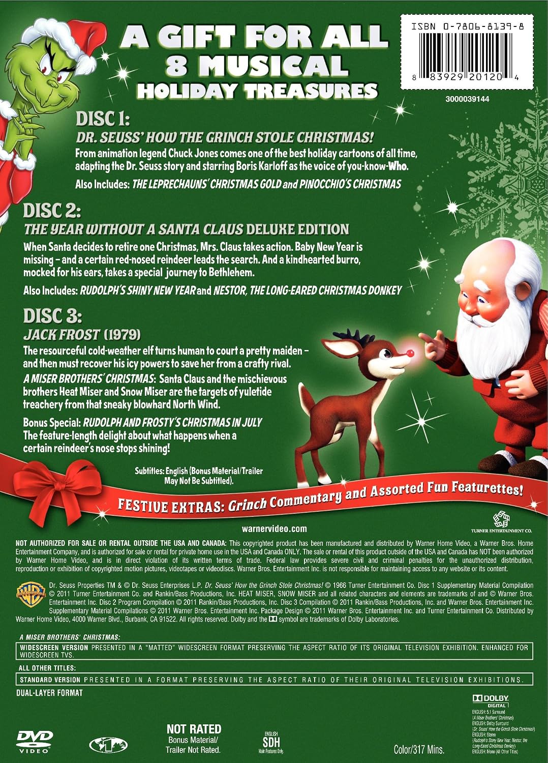 Santa's Magical Stories (Dr. Seuss' How the Grinch Stole ) DVD