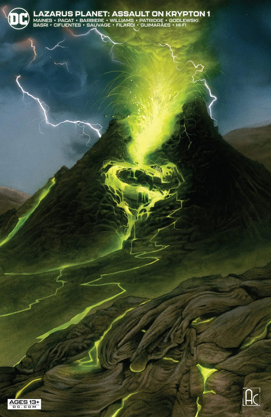 Lazarus Planet: Assault on Krypton #1 Ariel Colon Card Stock 1:25 Ratio Incentive Variant Cover